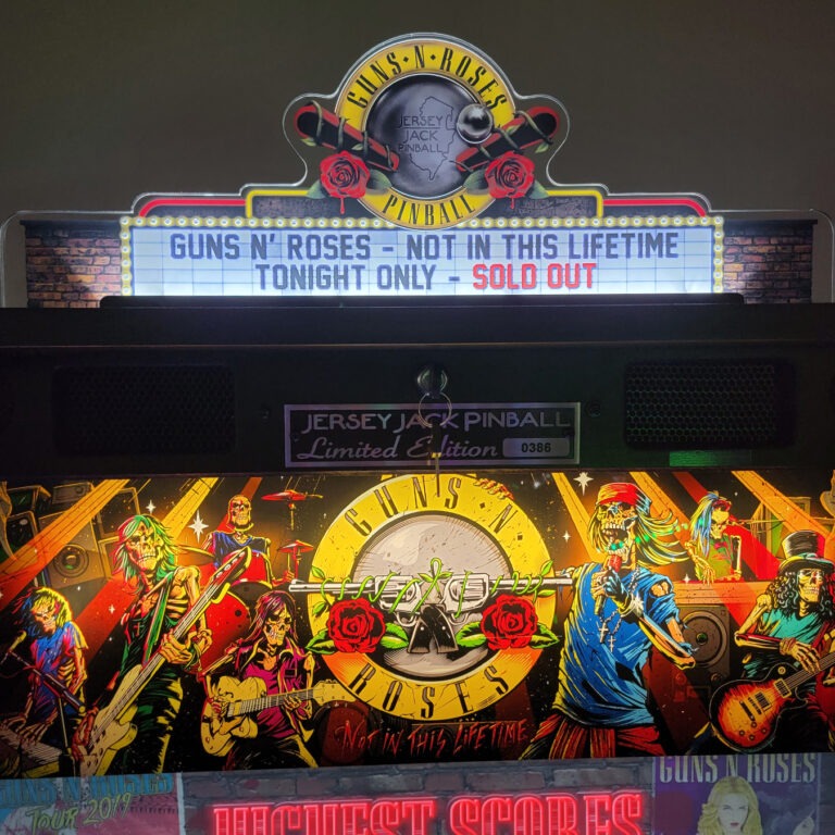 Guns N' Roses Topper from Jersey Jack Pinball