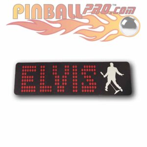 elvis coin door decal
