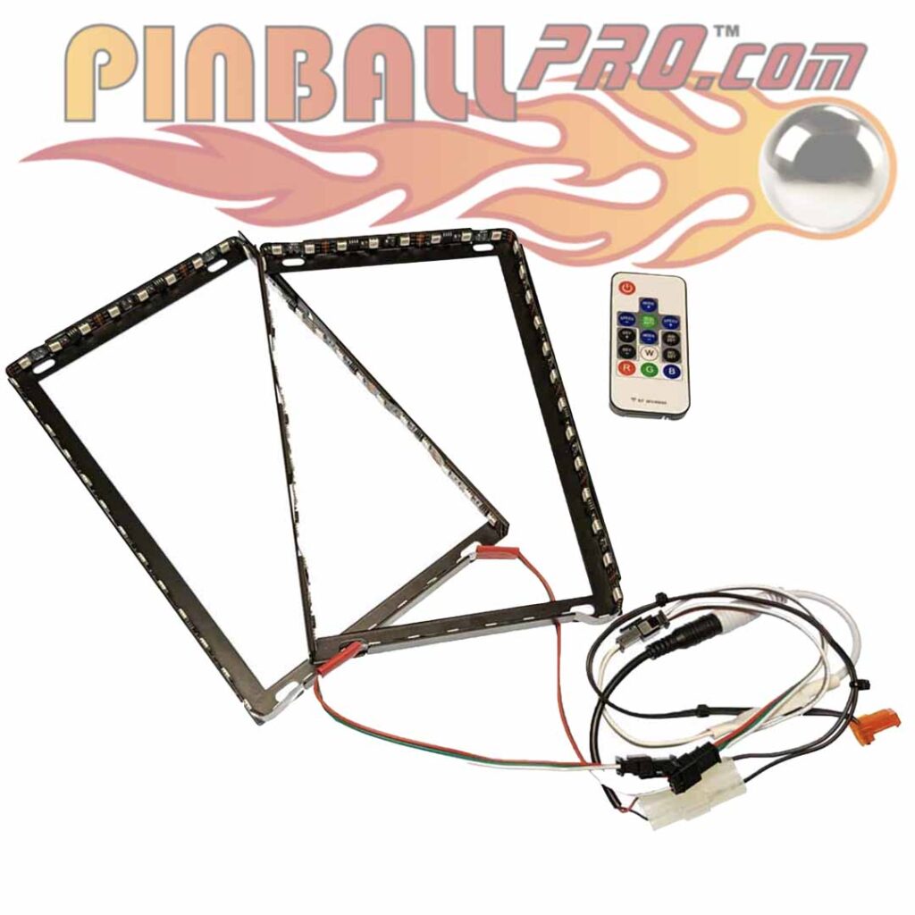 Premium Serial RGB LED Rectangular Speaker Light Kit for Stern SPIKE 2 Machines